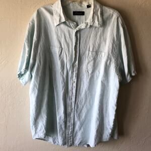 Men’s Short Sleeve Linen Blend Shirt